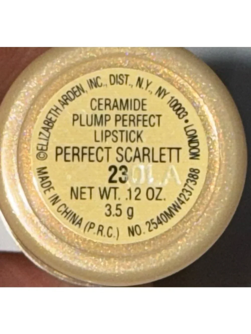 Elizabeth Arden Ceramide Plump Perfect Lipstick Perfect Scarlett 23 New Sealed